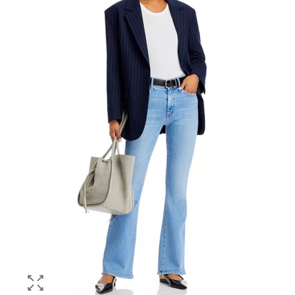 MOTHER The Weekender In Blessing In Disguise Mid Rise Flare Leg Med. Blue SZ 31 - Picture 5 of 16